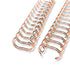 10 Espirales Metálicos Journelle Rose Gold 1 1/4” Arillos para Engargolar Angie Guerra & Hobbees