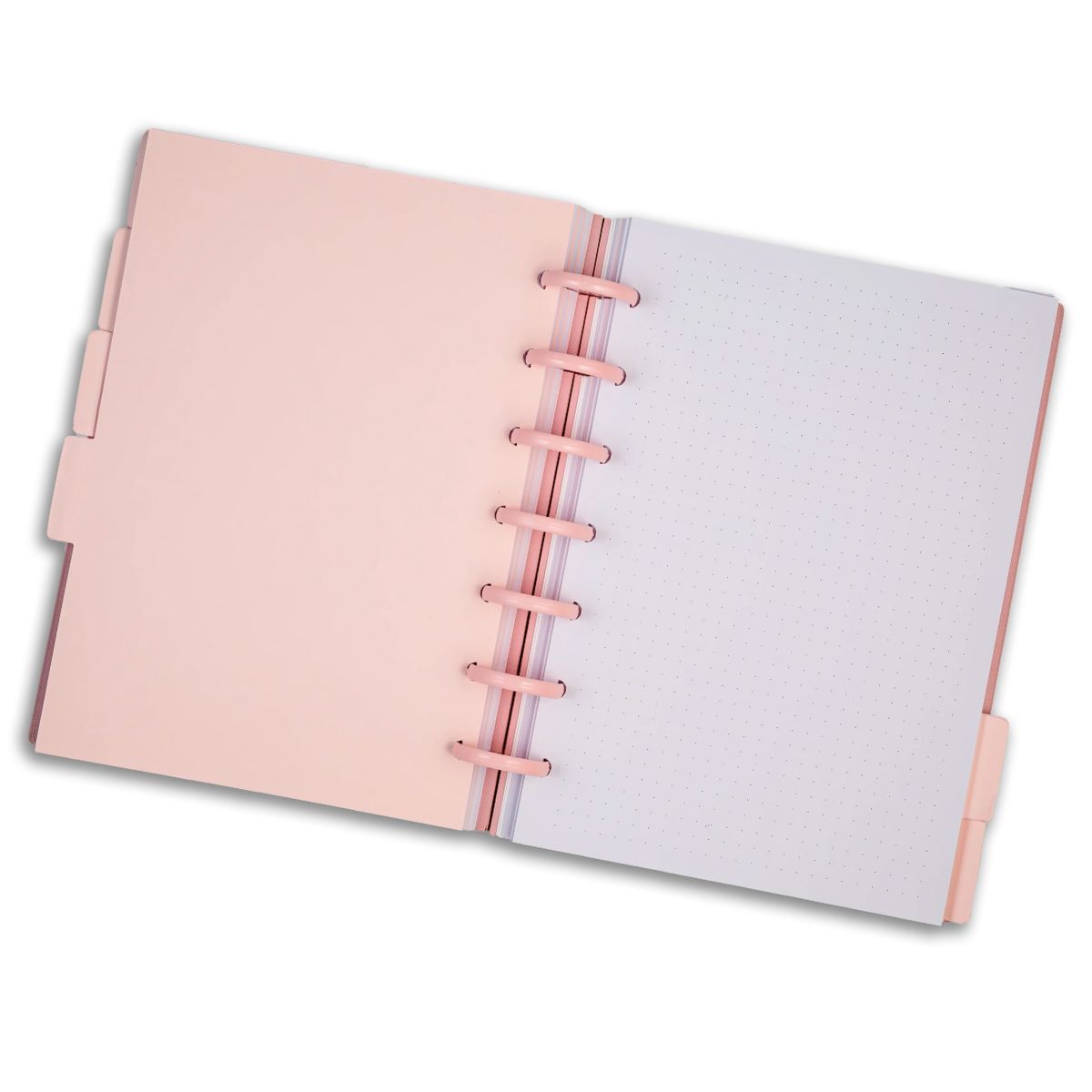 Journelle Discos para Encuadernación Color Rosa Discos para Planners Angie Guerra &amp; Hobbees
