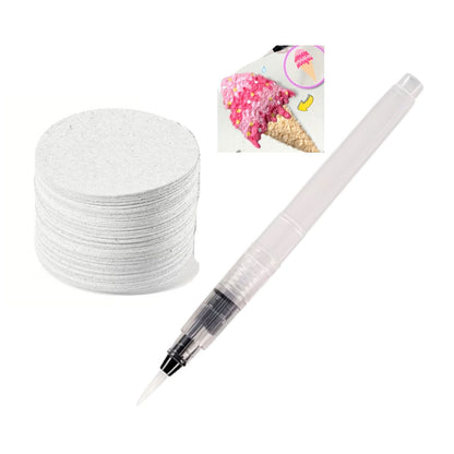 Kit Esponja Mágica 3D + Pincel de Agua Dibujo Hobbees