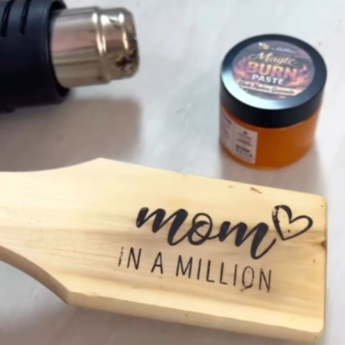 Magic Burn Paste / Pasta para Quemar Madera Tipo Pirograbado