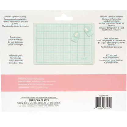 Magnetic Glass Mat 9&quot; x 6&quot; / Tapete magnético de vidrio Tapetes, Mats We R Memory Keepers