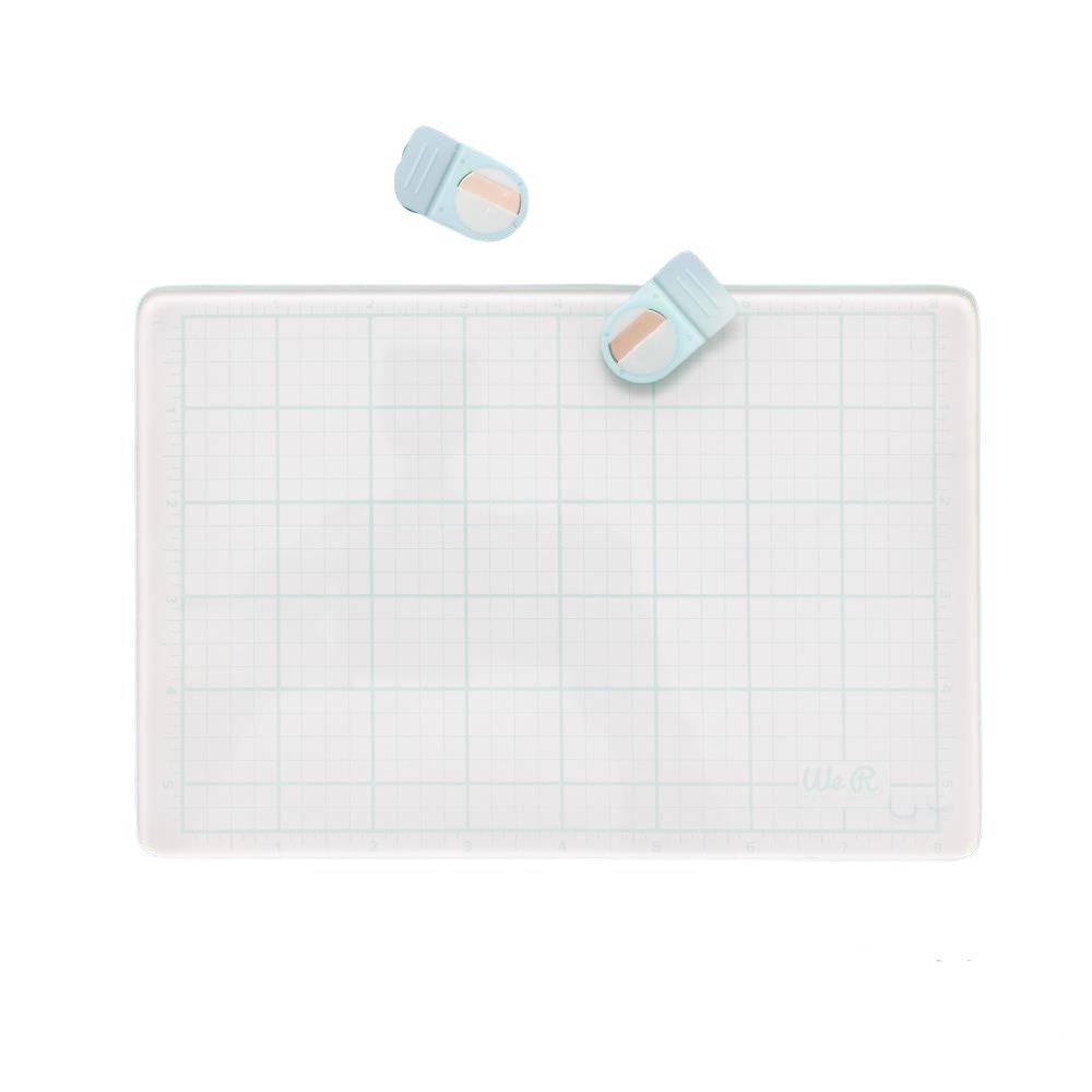 Magnetic Glass Mat 9&quot; x 6&quot; / Tapete magnético de vidrio Tapetes, Mats We R Memory Keepers