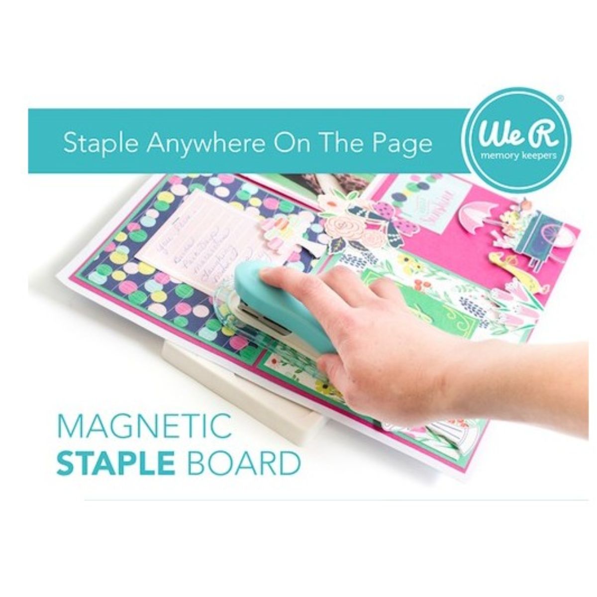 Magnetic Staple Board / Engrapadora Magnética Triple Herramientas We R Memory Keepers
