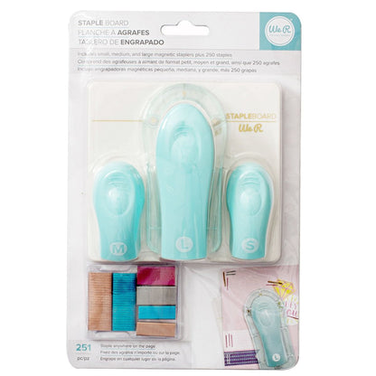 Magnetic Staple Board / Engrapadora Magnética Triple Herramientas We R Memory Keepers