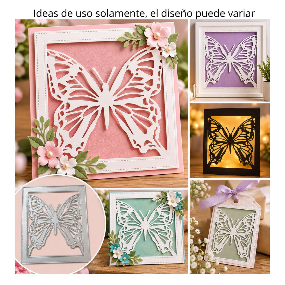 Suaje de Marco de Mariposa ** Con Pequeño Defecto Dados de Corte / Suajes / Troqueles Hobbees