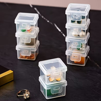 5 Mini Cajitas Organizadoras Transparentes Almacenamiento y Organización Hobbees