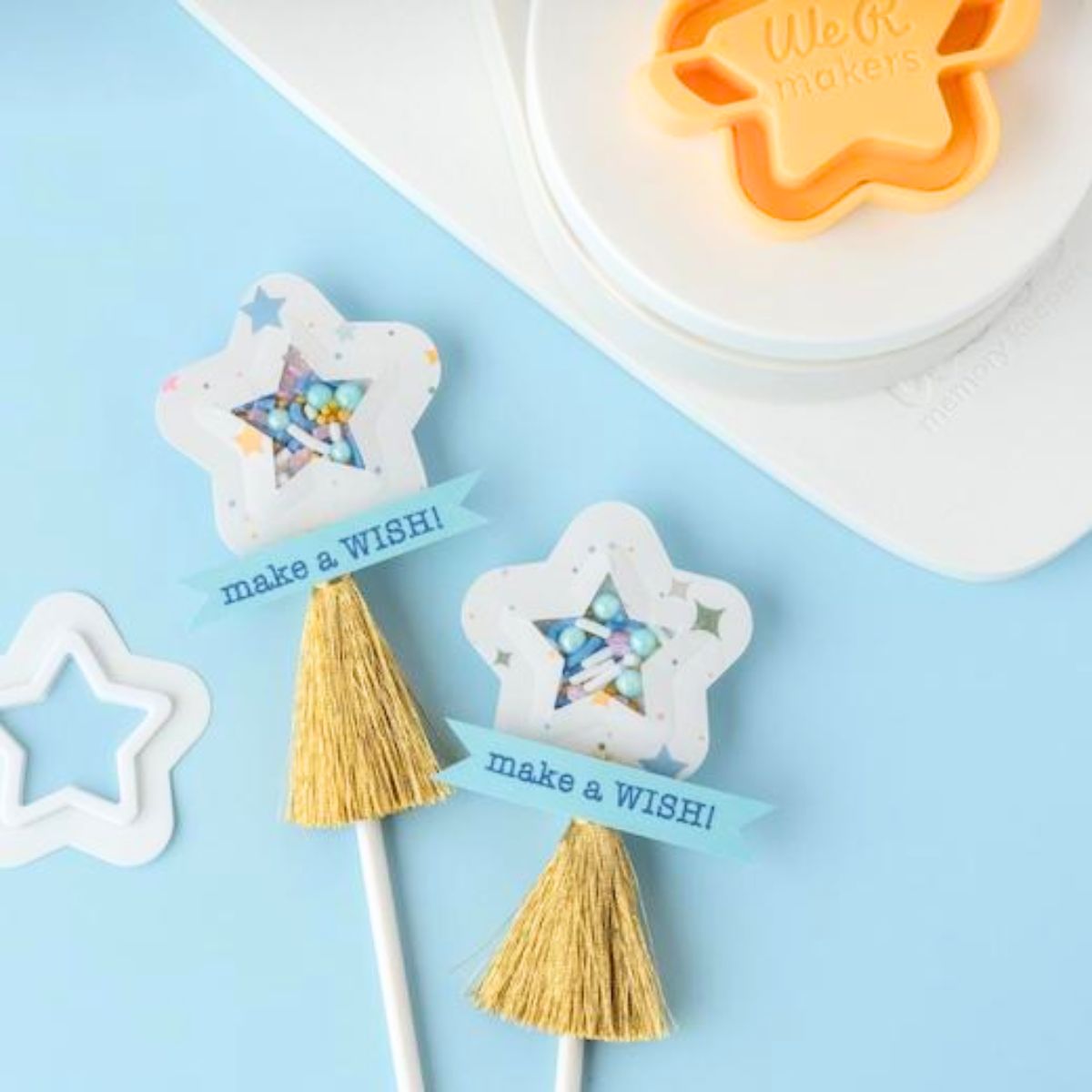 Button Press Star Puffy Sticker Refill Pack 15 Pk / Paquete de Recarga para Stickers 3D de Estrella Accesorios We R Memory Keepers