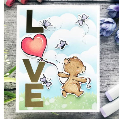 Heart Balloons / Sellos de Globos de Corazones Sellos My Favorite Things