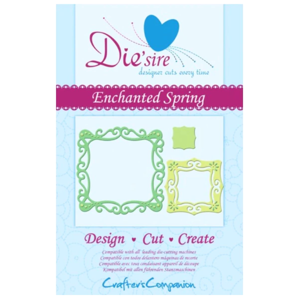 Die´sire Enchanted Spring Dies / Suaje de Marcos Primaverales Dados de Corte / Suajes / Troqueles Die'Sire