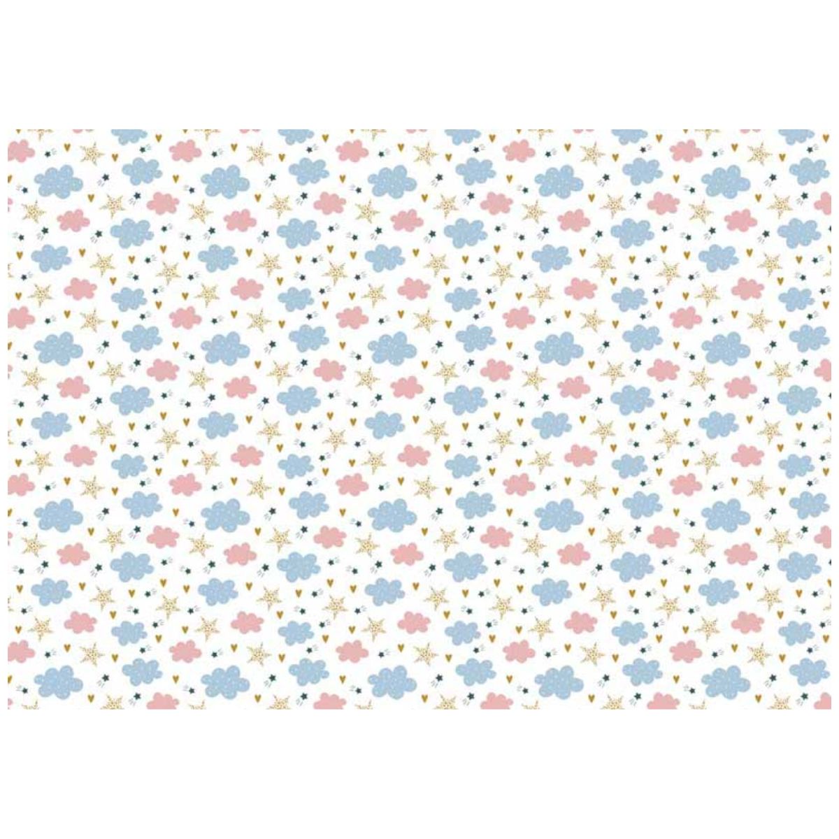 Lino Estampado Español para Encuadernación Clouds and Stars Encuadernacion Papers For You