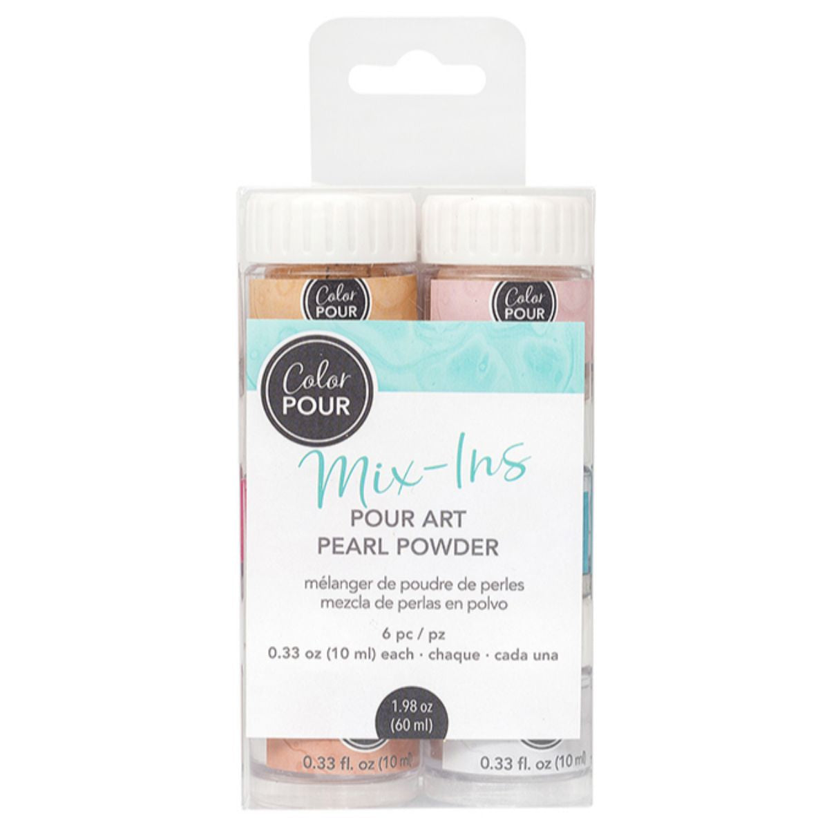 Color Pour Pearl Powder Mix-In Kit / Colorante en Polvo Aperlado para Resina Resina Epóxica y Accesorios American Crafts