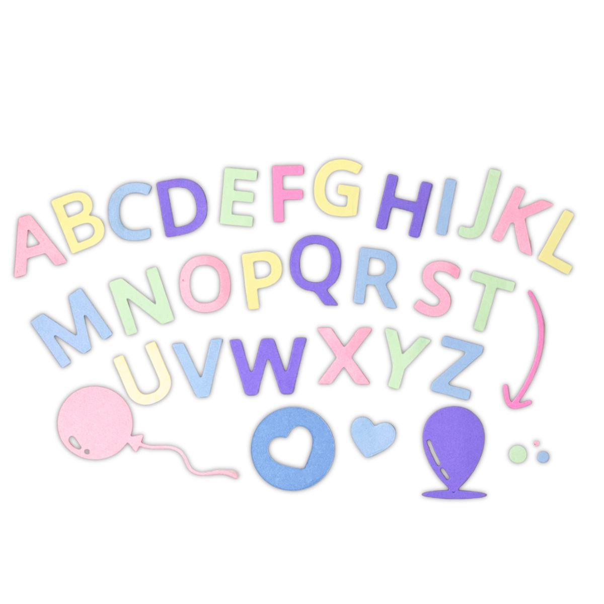 Troquel de Alfabeto Mayúsculas Troqueles Lyssette Guiot Crafts