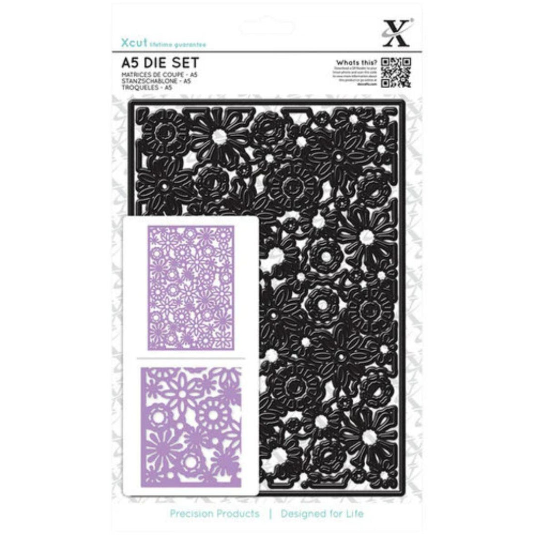 Floral Filigree Background Die / Suaje de Fondo Floral Grande Dados de Corte / Suajes / Troqueles XCut