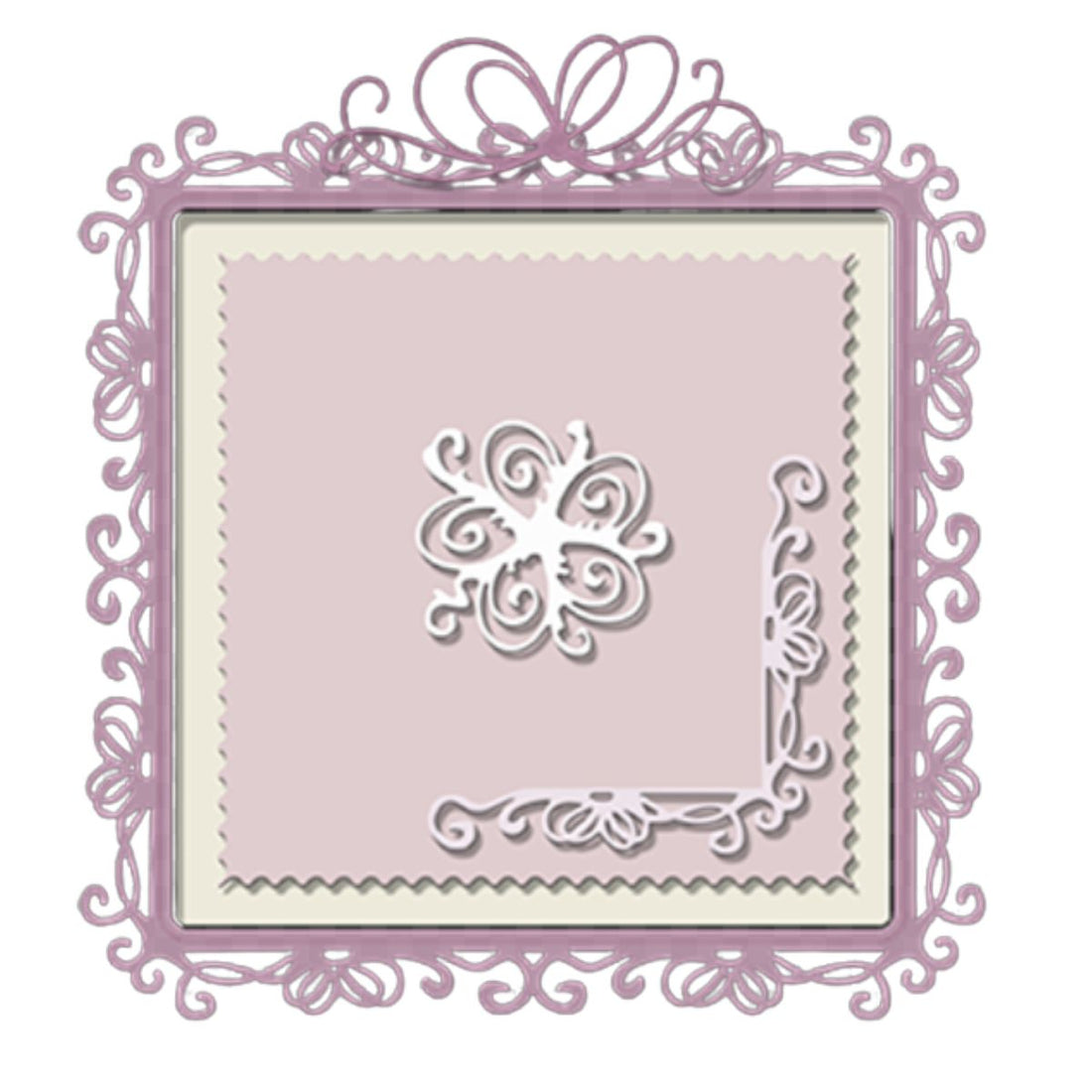 Polkadoodles Ribbon Frame Dies / Suaje de Corte de Marco y Orillas Dados de Corte / Suajes / Troqueles LDRS Creative