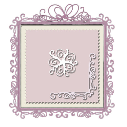 Polkadoodles Ribbon Frame Dies / Suaje de Corte de Marco y Orillas Dados de Corte / Suajes / Troqueles LDRS Creative