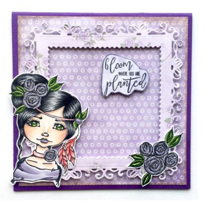 Polkadoodles Ribbon Frame Dies / Suaje de Corte de Marco y Orillas Dados de Corte / Suajes / Troqueles LDRS Creative