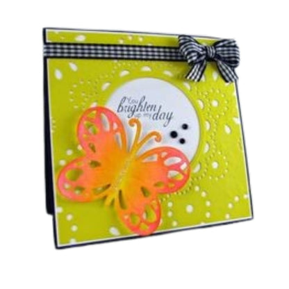 Suaje de Corte Para Hacer Fondos con Circulo Decorado / Aurora Dados de Corte / Suajes / Troqueles Crafter&