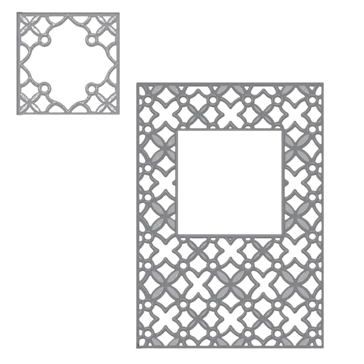 Suaje de Corte para Hacer Fondos de Reja / Moroccan Lattice Dados de Corte / Suajes / Troqueles Crafter&