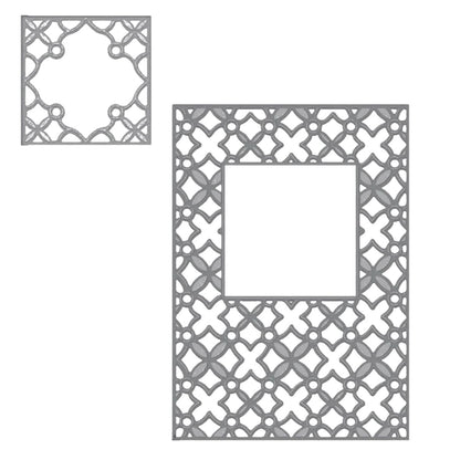 Suaje de Corte para Hacer Fondos de Reja / Moroccan Lattice Dados de Corte / Suajes / Troqueles Crafter&