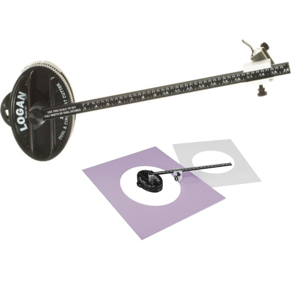 Oval & Circle Cutter / Cortador de CÃrculos y Óvalos Para Carton Cortadoras / Guillotinas Logan