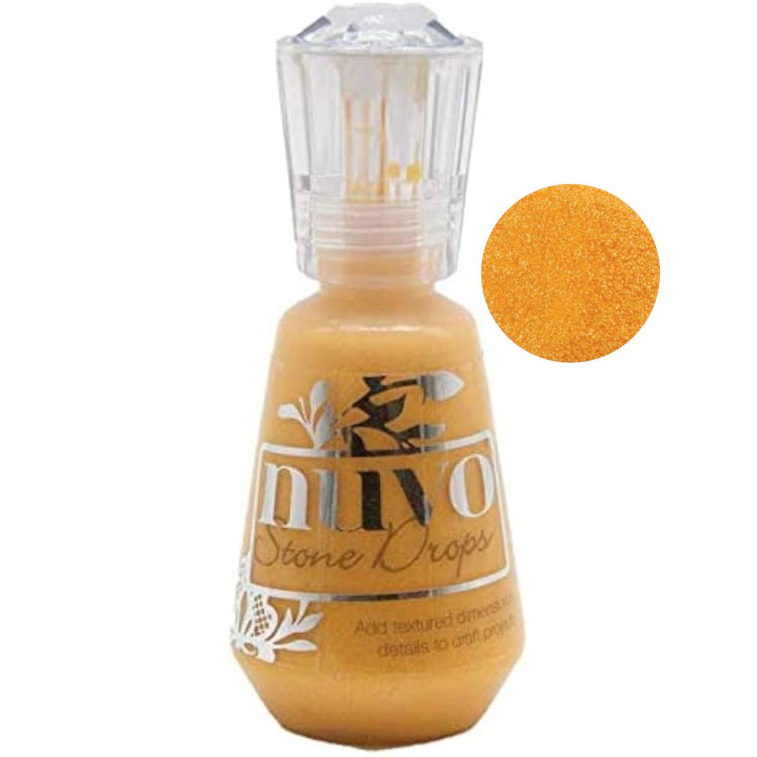 Mustard Jar Stone Drops / Piedras LÃquidas Mostaza Pintura Dimensional Nuvo