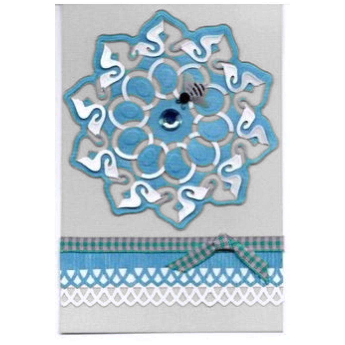 Shapeabilities Cut, Fold &amp; Tuck Dies Triumphant Blossom / Suaje de Corte de Flor 3D Dados de Corte / Suajes / Troqueles Spellbinders