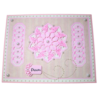 Shapeabilities Cut, Fold &amp; Tuck Dies Triumphant Blossom / Suaje de Corte de Flor 3D Dados de Corte / Suajes / Troqueles Spellbinders