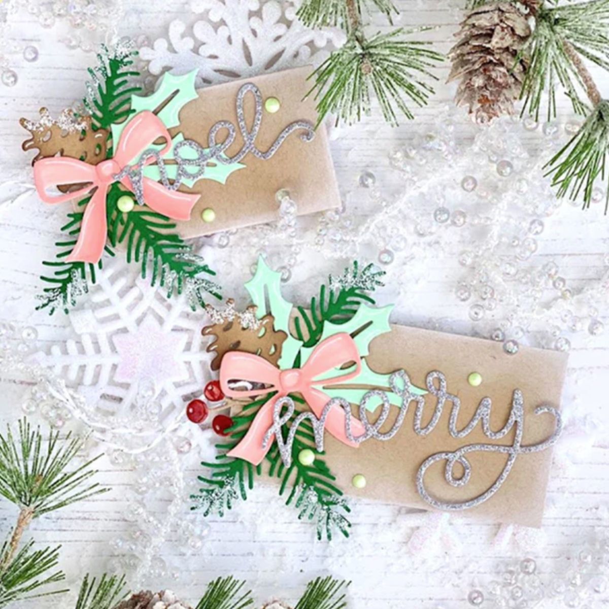 Suajes de Hojas para Navidad Dados de Corte / Suajes / Troqueles Hobbees