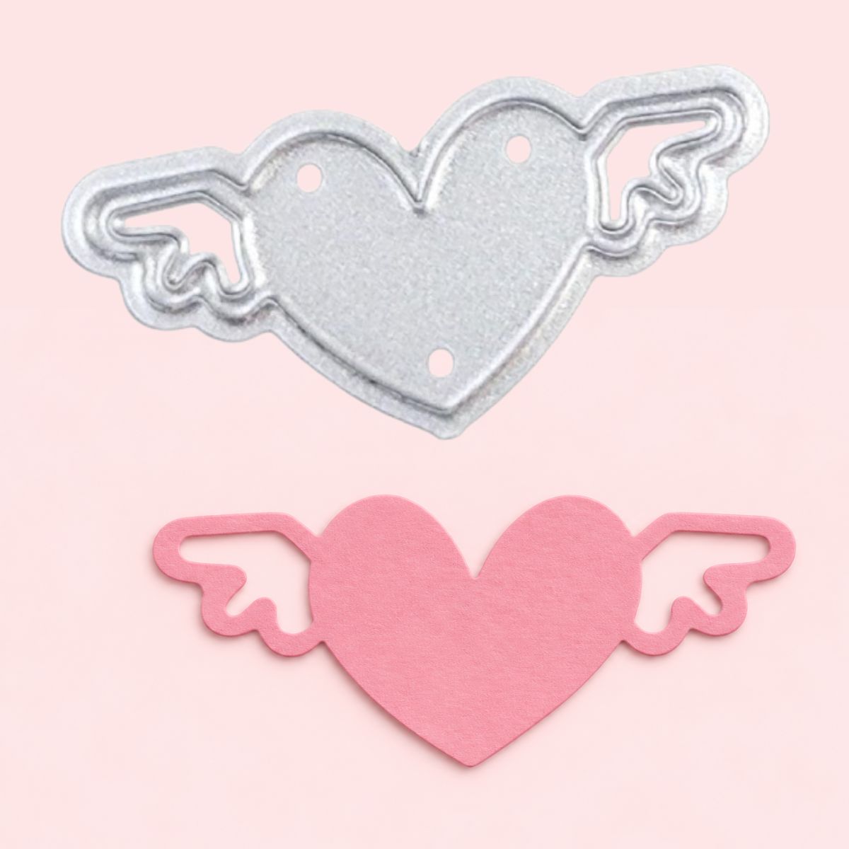Suaje de Corazón con Alas Dados de Corte / Suajes / Troqueles Hobbees