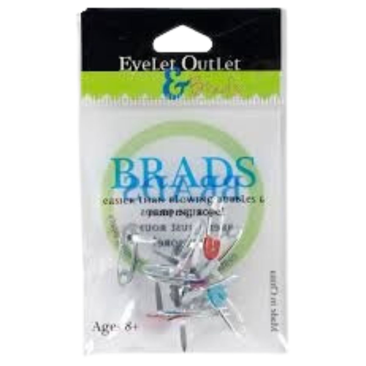 Brads de Seguritos de Bebé / Safety Pin Brads Adornos / Embellishments Eyelet Outlet