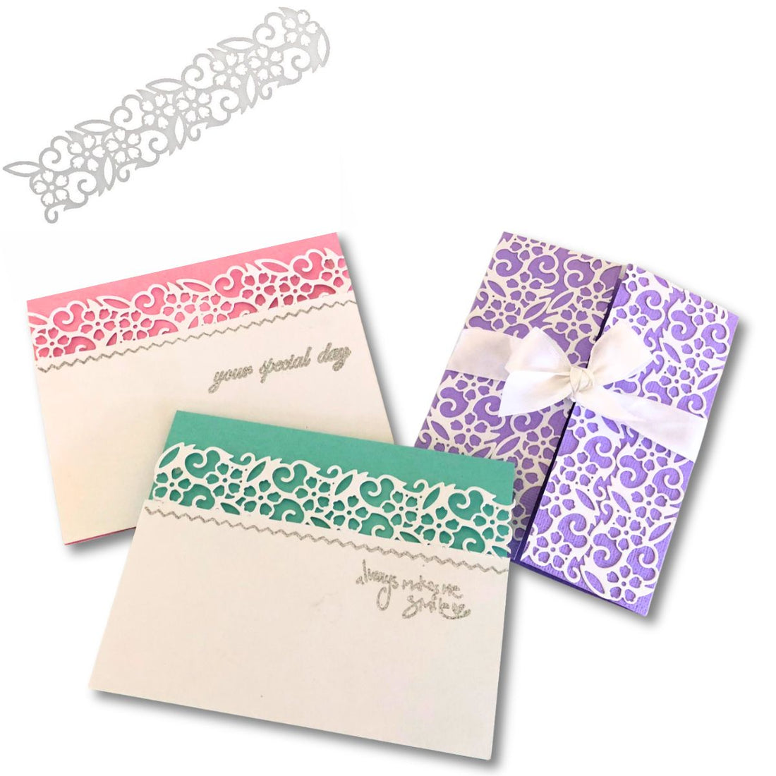 Climbing Flowers Border / Suaje de Borde Floral Dados de Corte / Suajes / Troqueles Ultimate Crafts