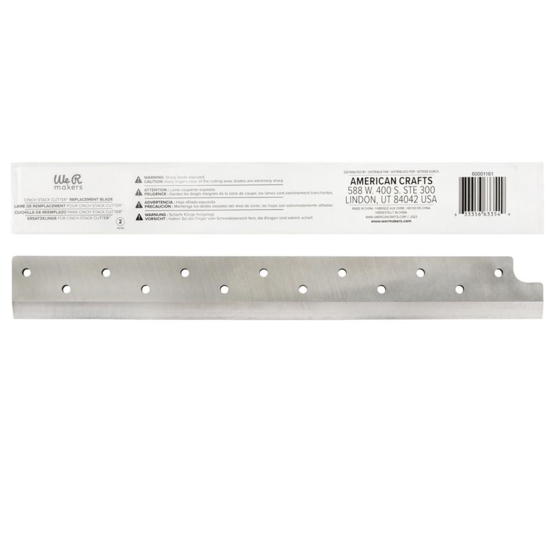 Cinch Stack Cutter Replacement Blade / Cuchilla De Reemplazo Cinch Stack Cutter Cortadoras / Guillotinas We R Makers