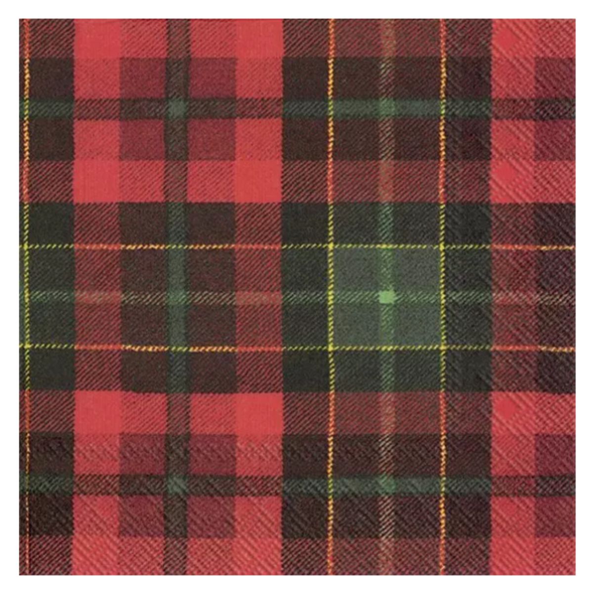Servilleta de Papel Tartan Red 