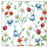 Servilleta de Papel Mixed Wild Flowers White 