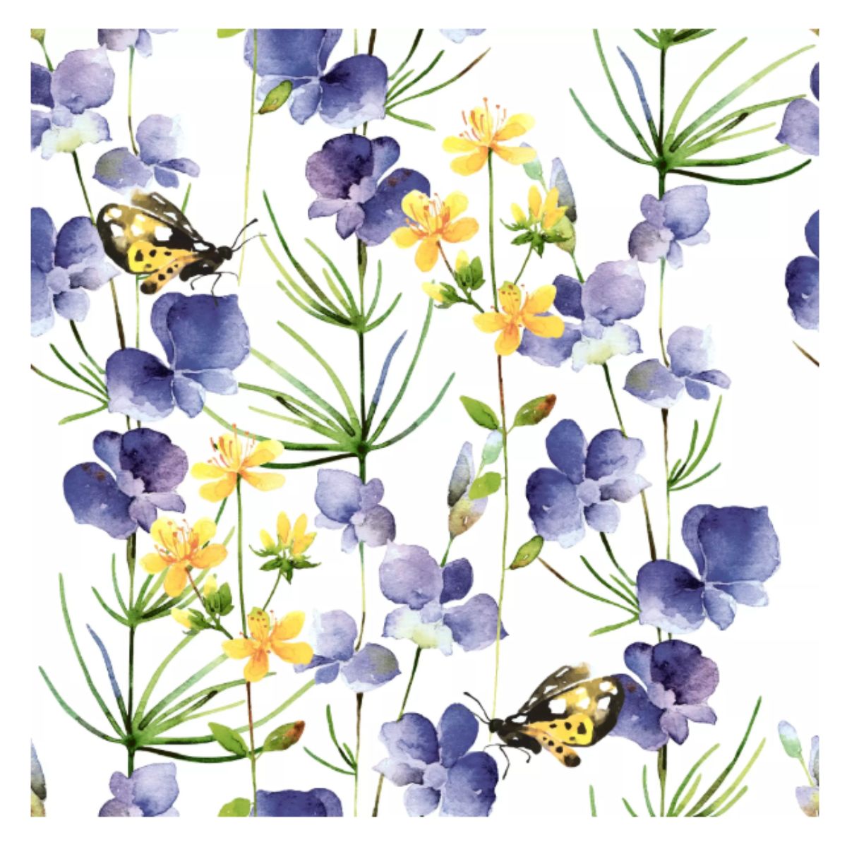 Servilleta de Papel Blue Blossoms 