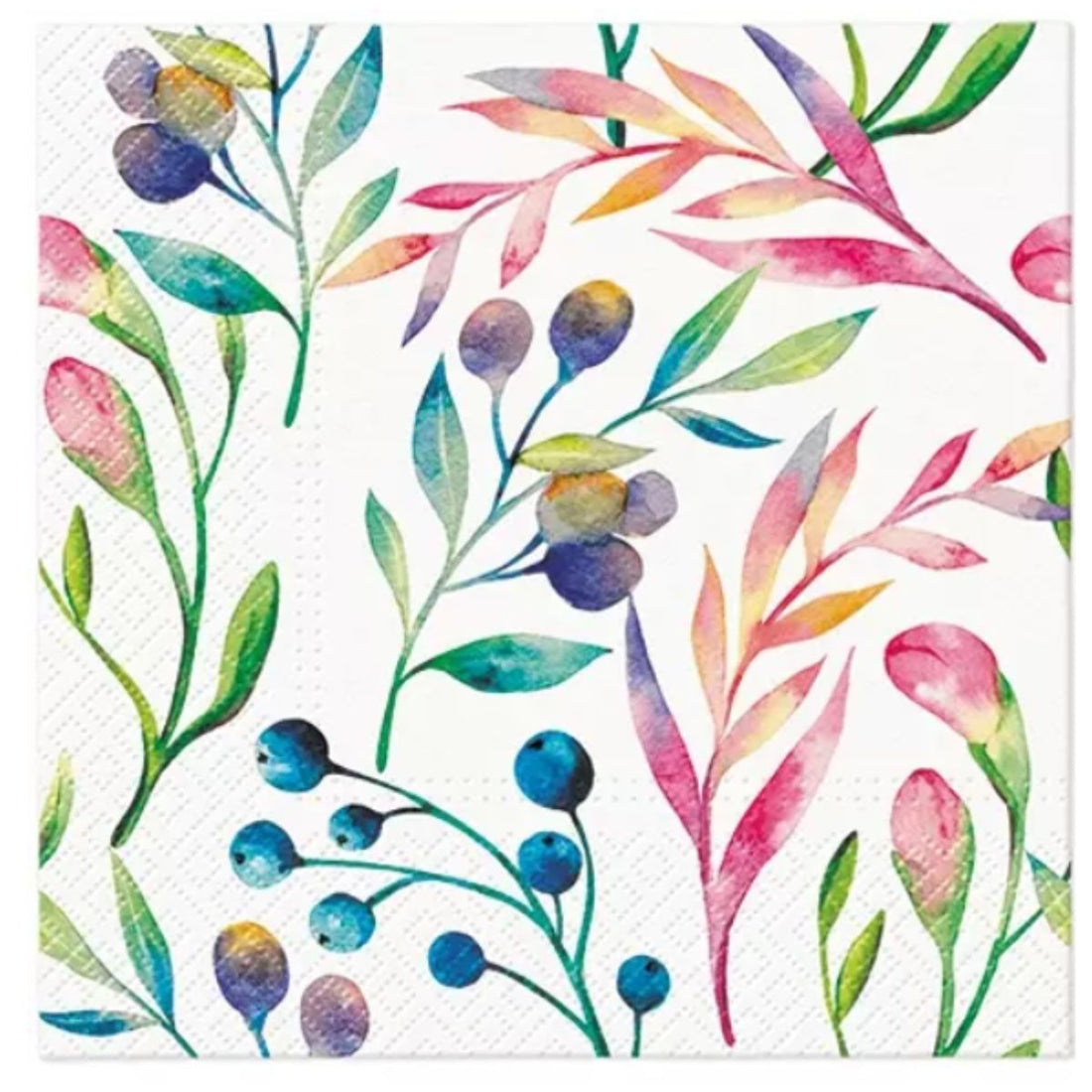 Servilleta de Papel Multicolored Flowers 