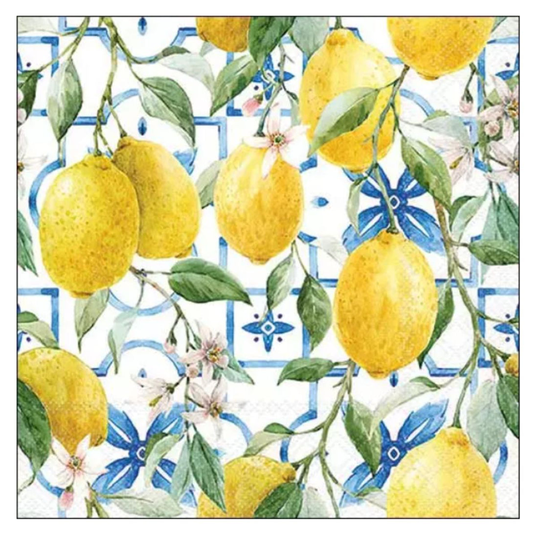 Servilleta de Papel Mediterranean Lemons 