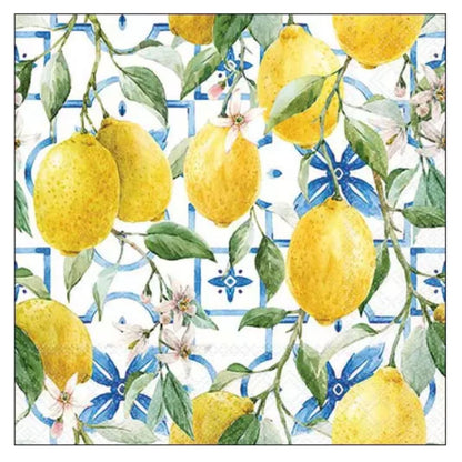 Servilleta de Papel Mediterranean Lemons 