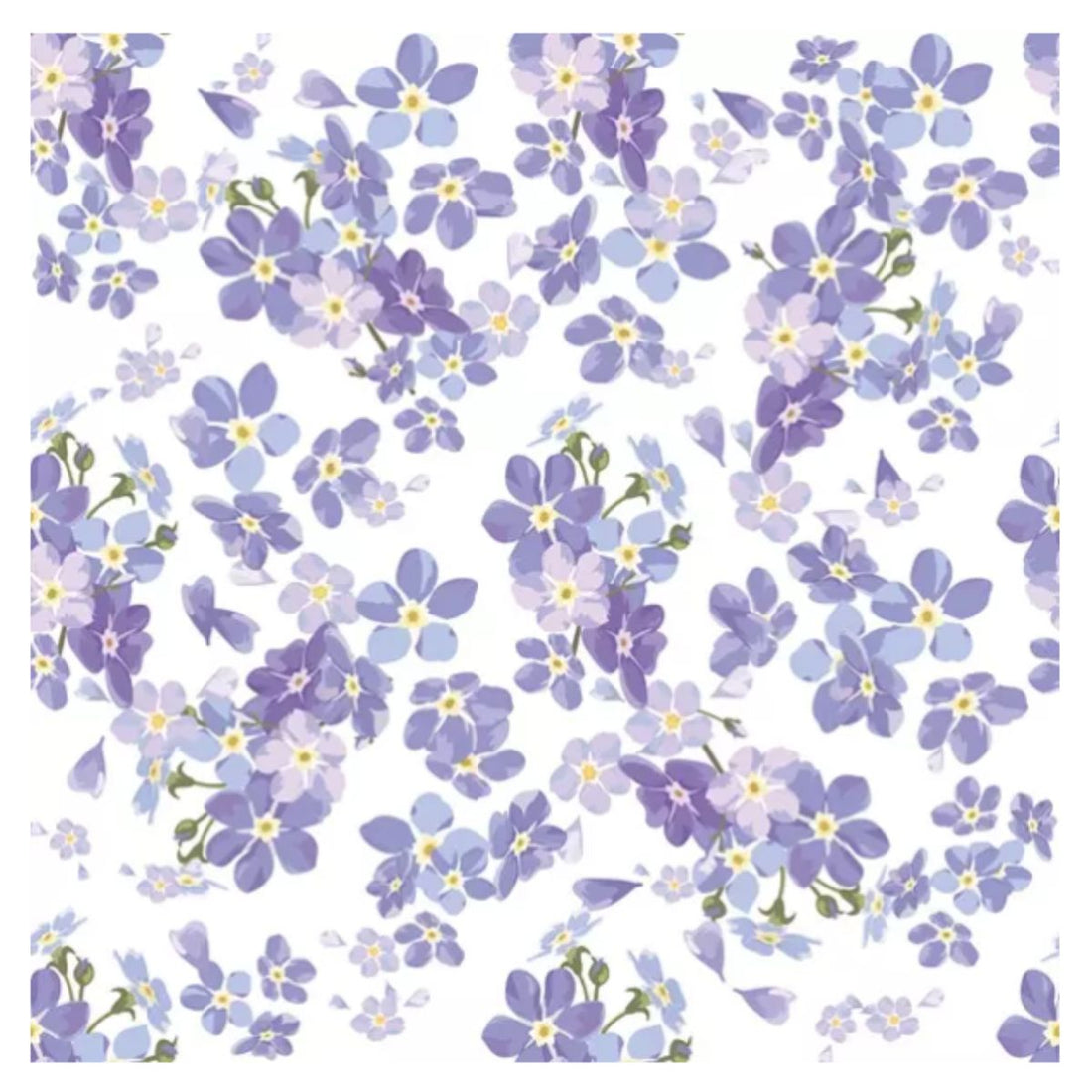 Servilleta de Papel Delicate Forget-Me-Nots 