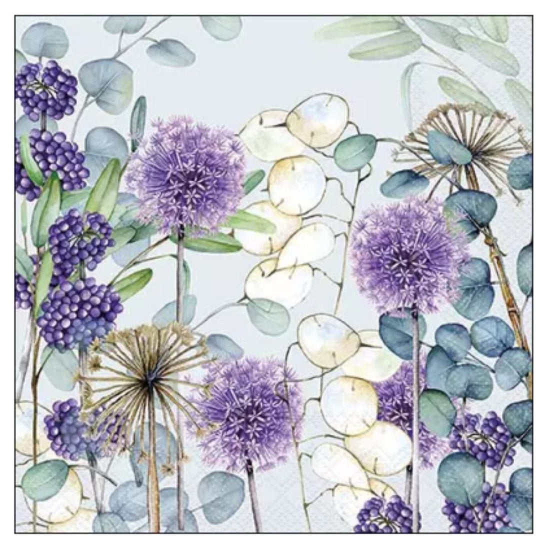 Servilleta de Papel Decorativa Lunaria Green 