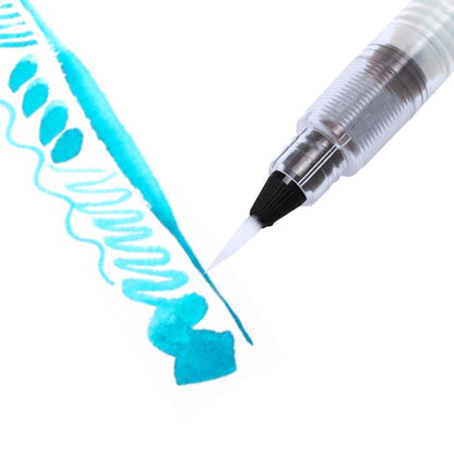 Water Brush Set Fine Point / 2 Pinceles para Agua Punta Fina Caligrafía plumas Kelly Creates