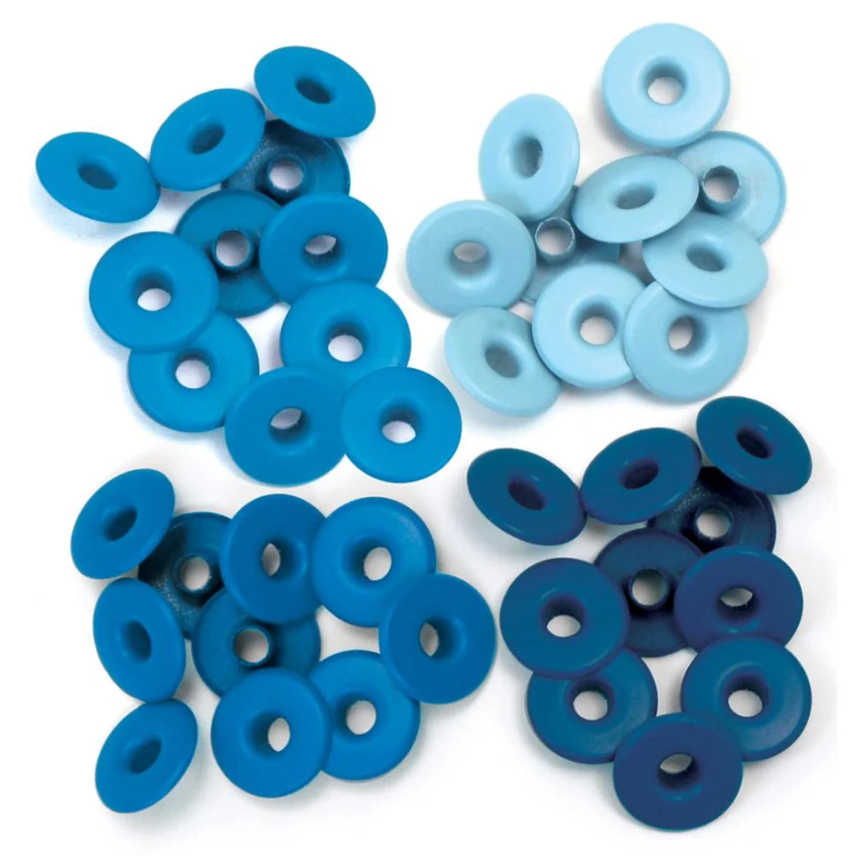 Wide Eyelets Blues / Ojillos Anchos Azules Adornos / Embellishments We R Memory Keepers