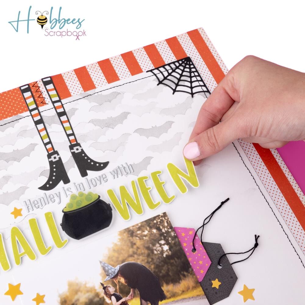 Happy Halloween Ephemera Die-Cuts / Recortes Efímeros Feliz Halloween Adornos / Embellishments American Crafts