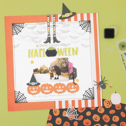 Happy Halloween Ephemera Die-Cuts / Recortes Efímeros Feliz Halloween Adornos / Embellishments American Crafts