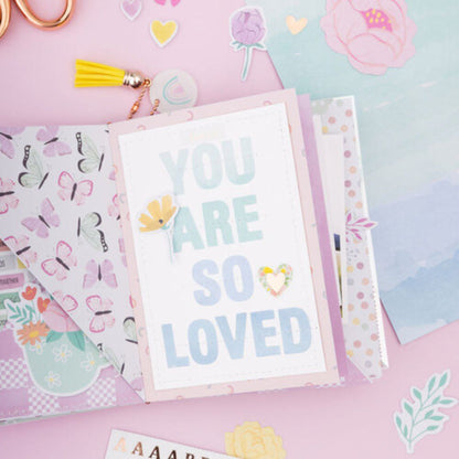 Rainbow Avenue Ephemera Die-Cuts Floral / Recortes Decorativos Florales Stickers American Crafts