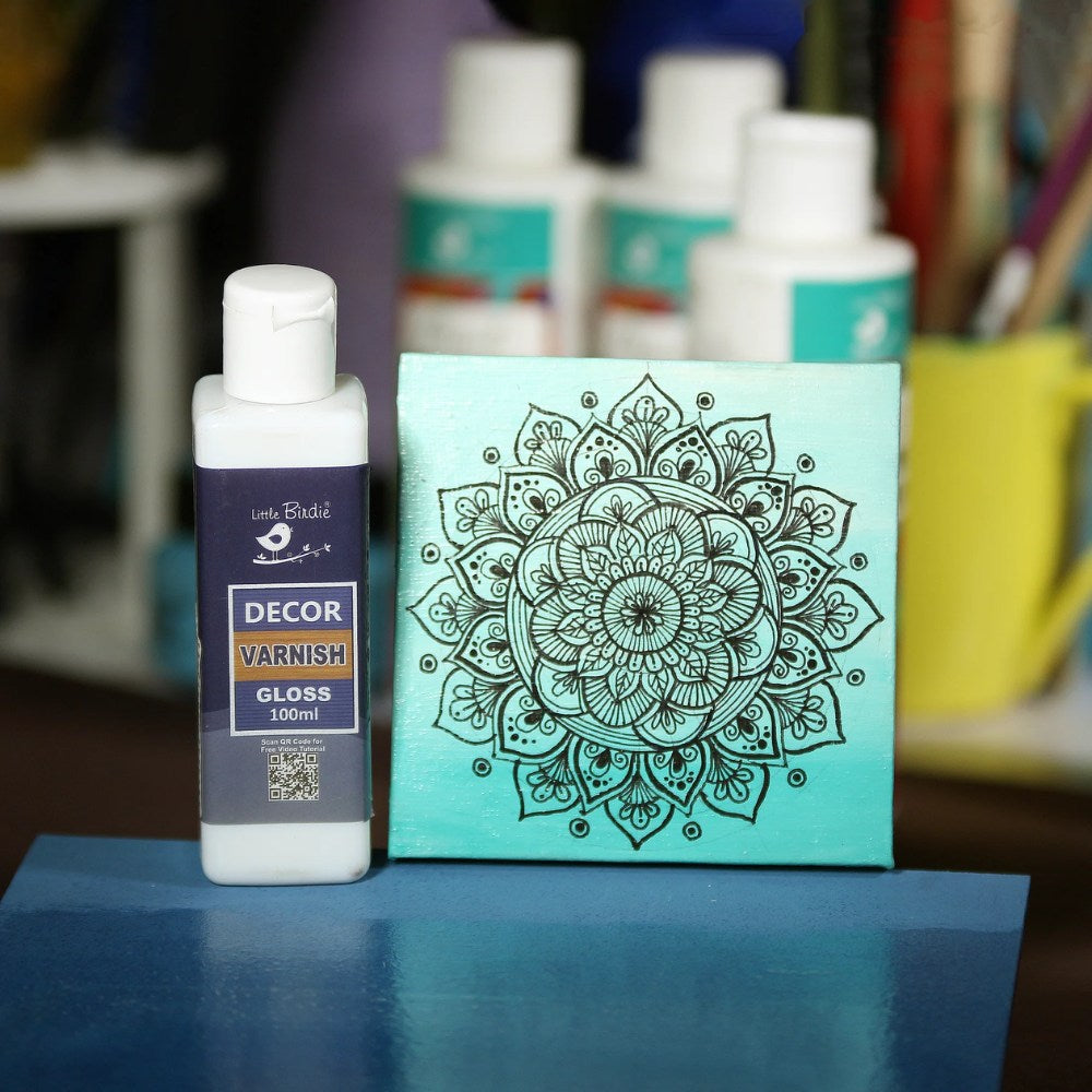 Little Birdie Decor Varnish Glossy / Barniz Brillante Pastas Texturizadoras y Medios Mixtos Little Birdie