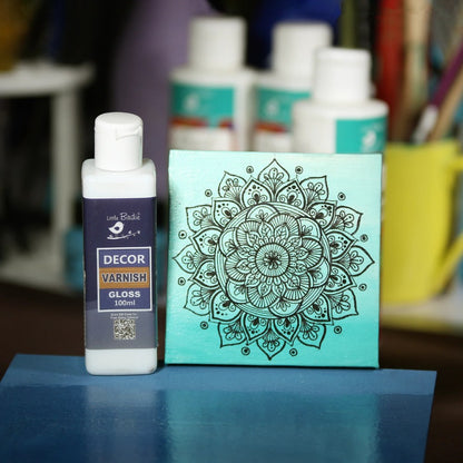 Little Birdie Decor Varnish Glossy / Barniz Brillante Pastas Texturizadoras y Medios Mixtos Little Birdie