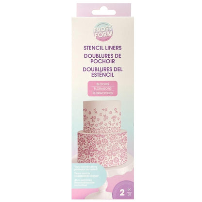 Frost Form Stencil Liner Blooms / Plantillas Florales para Repostería Esténciles / Plantillas American Crafts