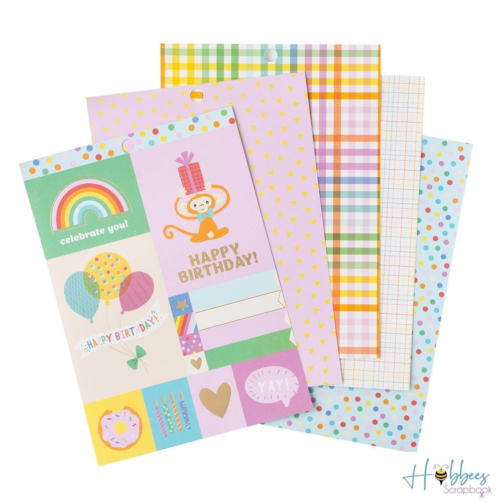 All The Cake Paper Pad 6 x 8" / Block de Papel Todo El Pastel Papel Pebbles