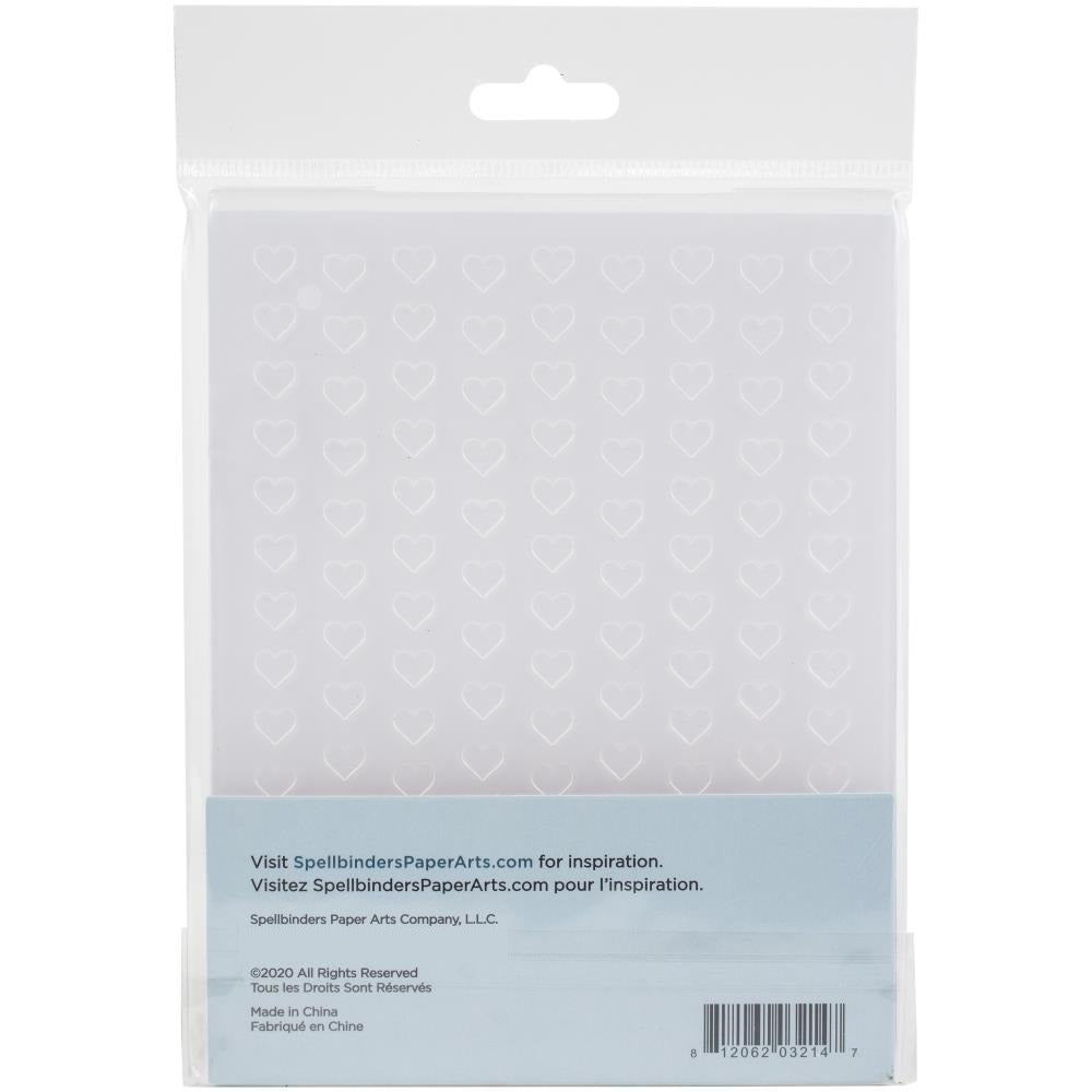Embossing Folder Heart &amp; Soul / Folder de Grabado Corazón y Alma Folders de Grabado Spellbinders